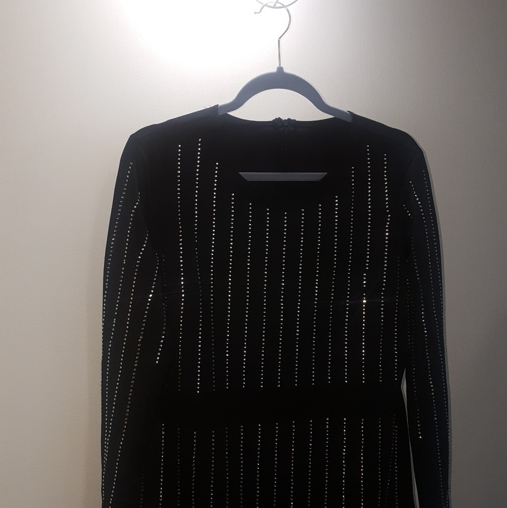 Black dress with stones